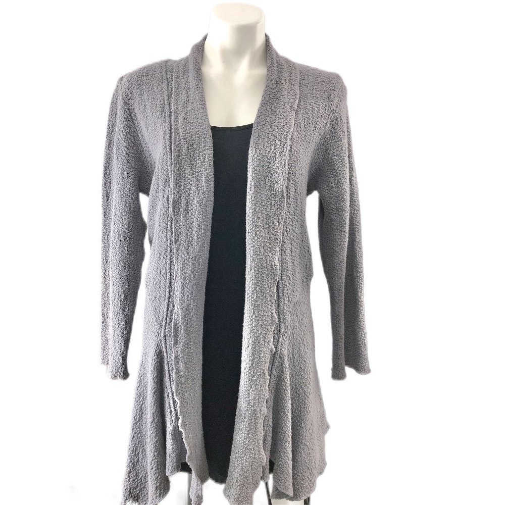 Color Me Cotton C.M.C Textured Knit Open Cardigan